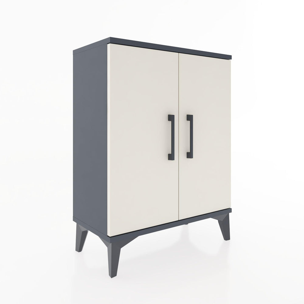 Woodntry Modular Nightstand Anthracite 60x30x68 cm with Lid K22-2