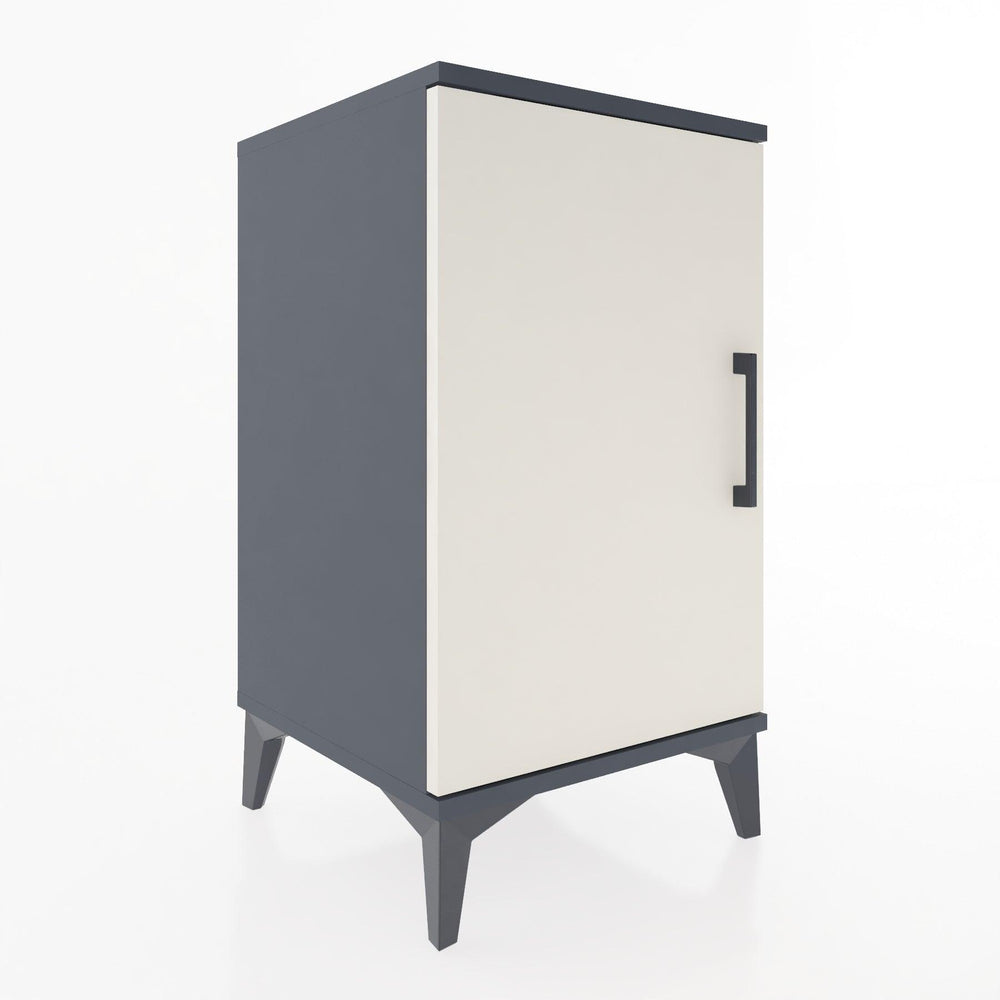 Woodntry Modular Nightstand Anthracite 44x44x68 cm with Lid K22-2