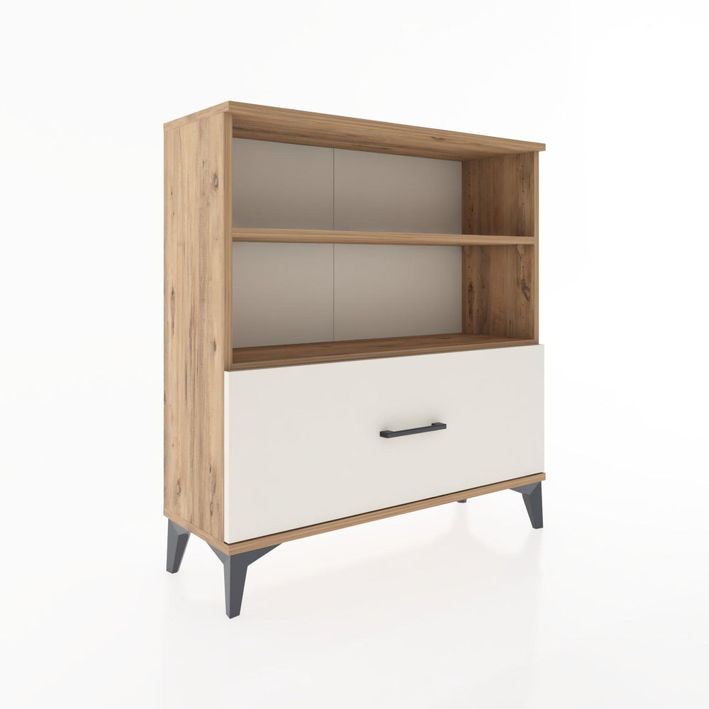 Woodntry Modüler Şifonyer Çam 88x30x84 cm Çekmeceli ve Raflı CR22-3