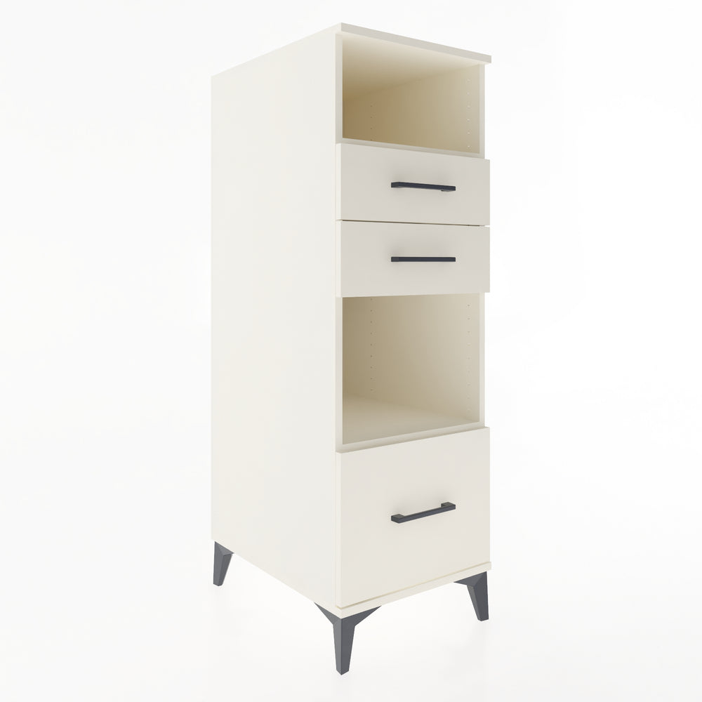 Woodntry Modular Cabinet Moonstone 44x59x122 cm with Drawers and Shelves CR73-1