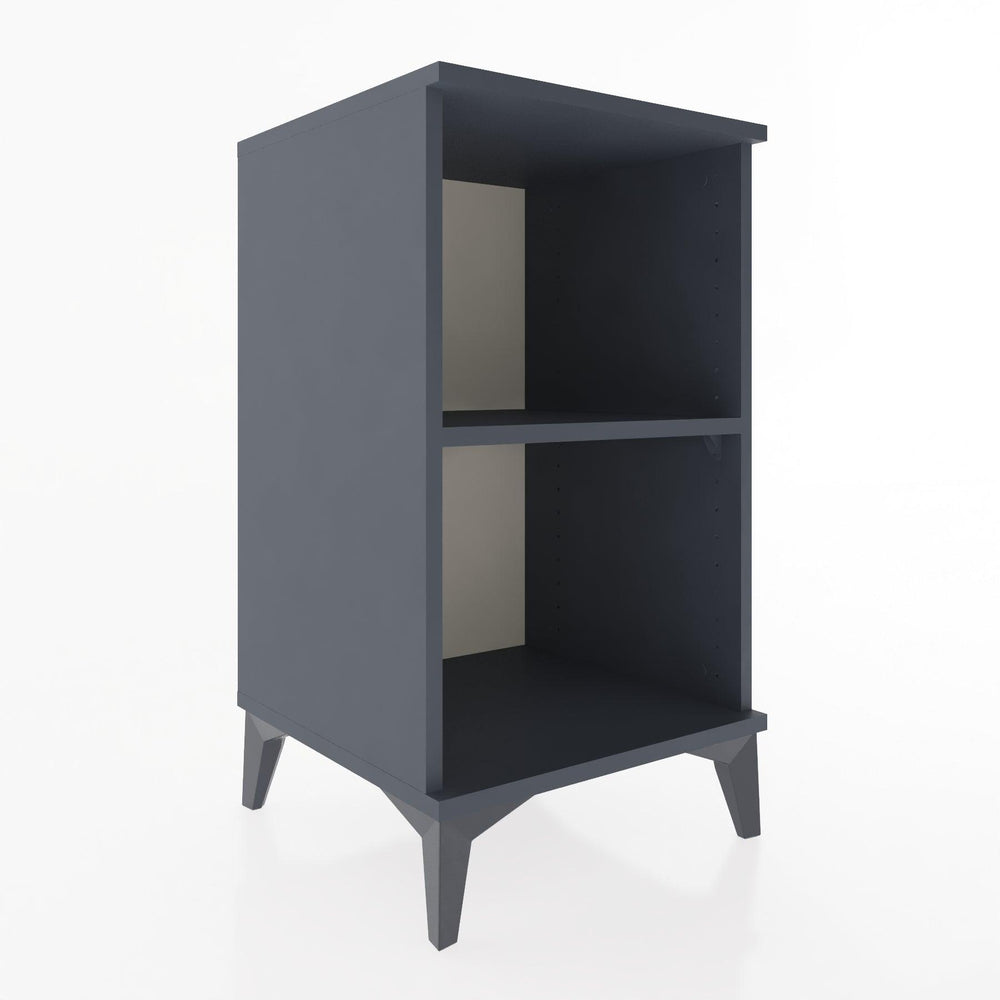 Woodntry Modular Nightstand Anthracite 44x44x68 cm with Shelf R23-2