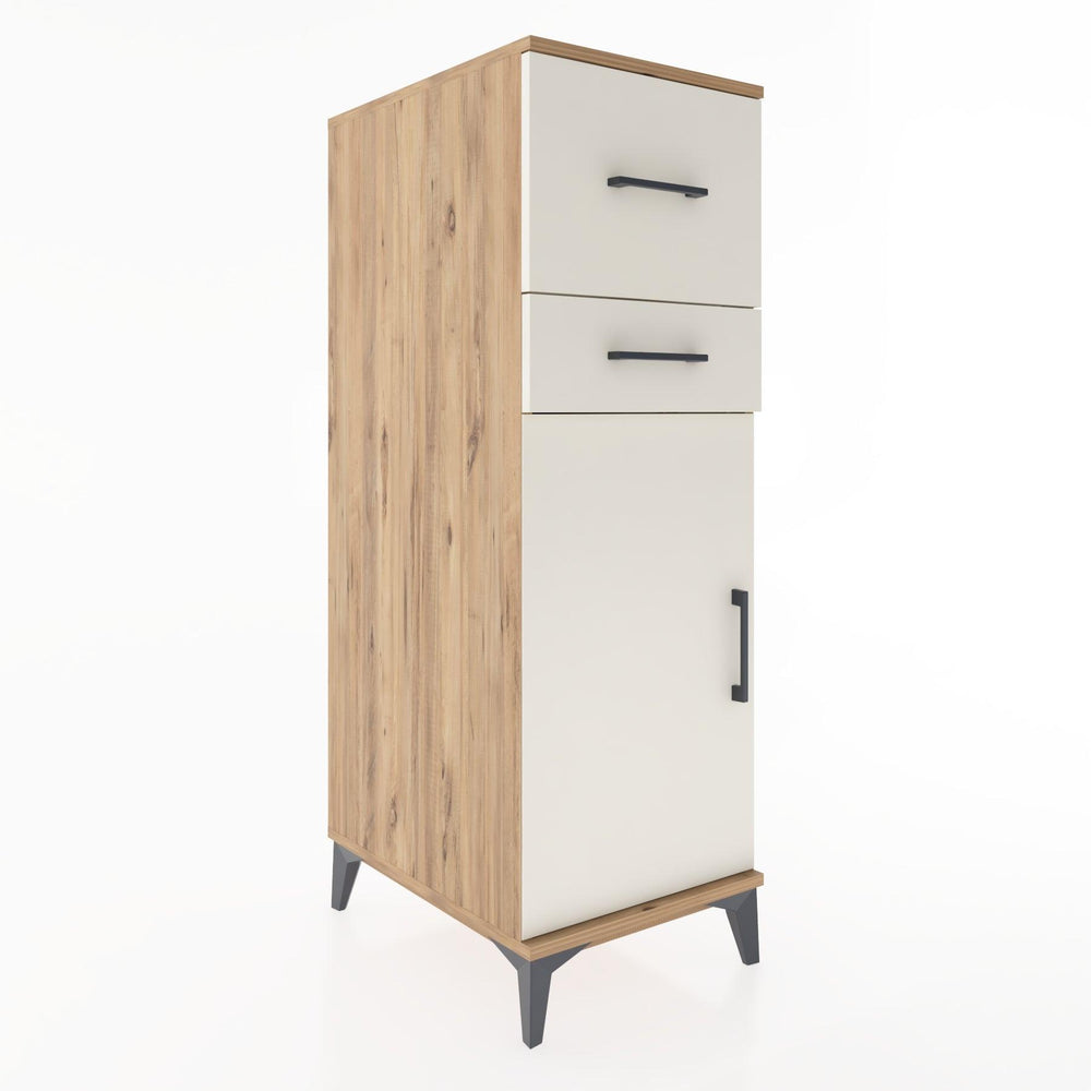 Woodntry Modular Cabinet Pine 44x59x122 cm with Doors and Drawers KC23-3