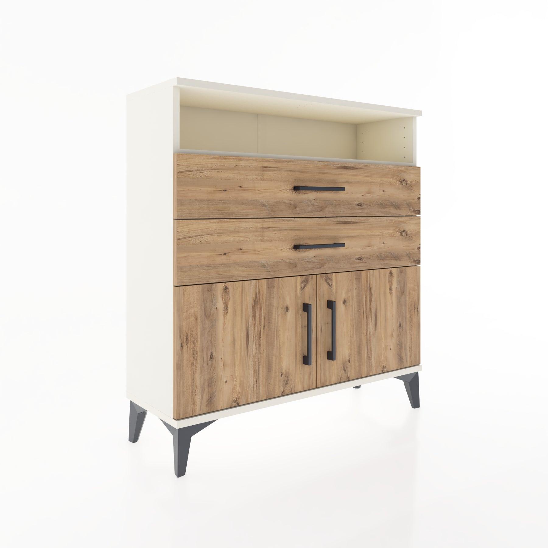 Woodntry Modular Dresser Moonstone 88x30x84 cm Functional F24-1