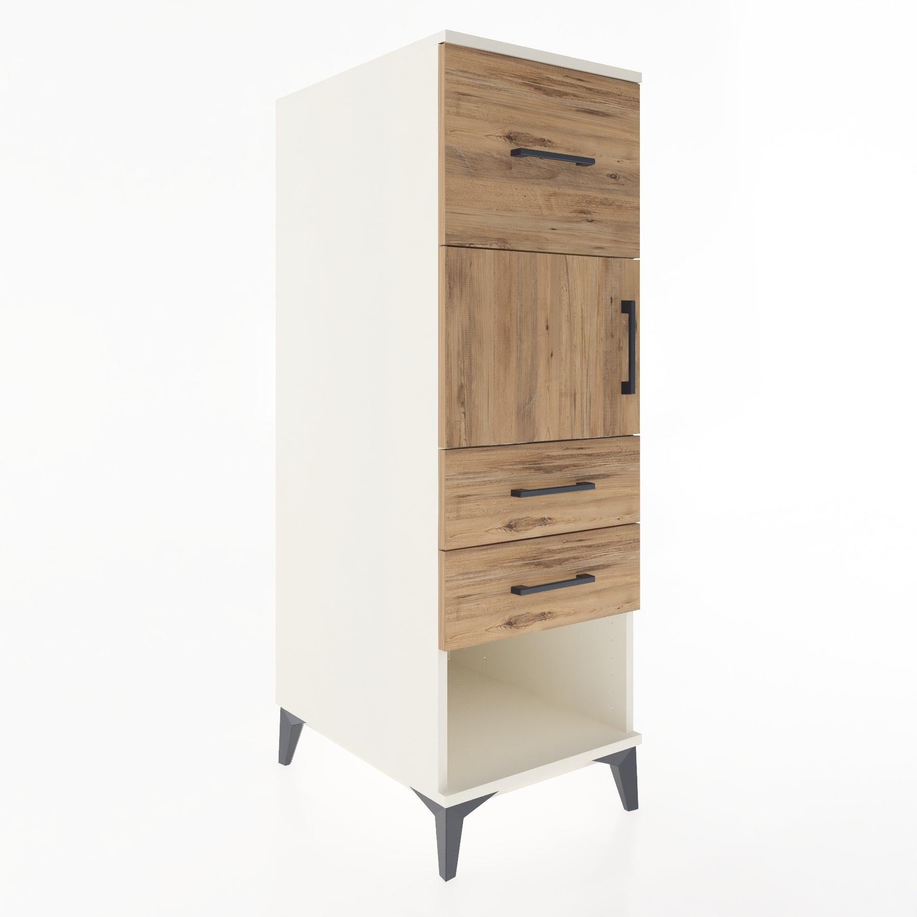 Woodntry Modular Cabinet Moonstone 44x59x122 cm Functional F125-1