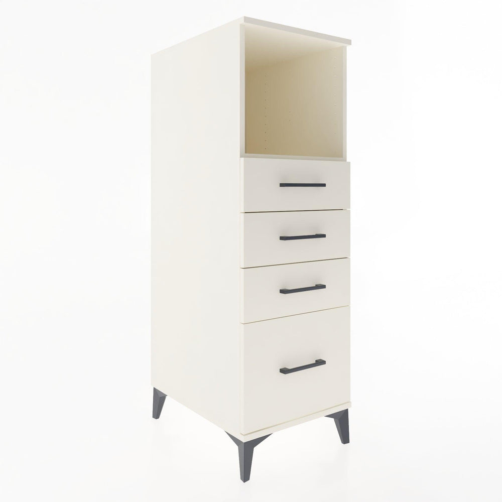 Woodntry Modular Cabinet Moonstone 44x30x122 cm with Drawers and Shelves CR75-1