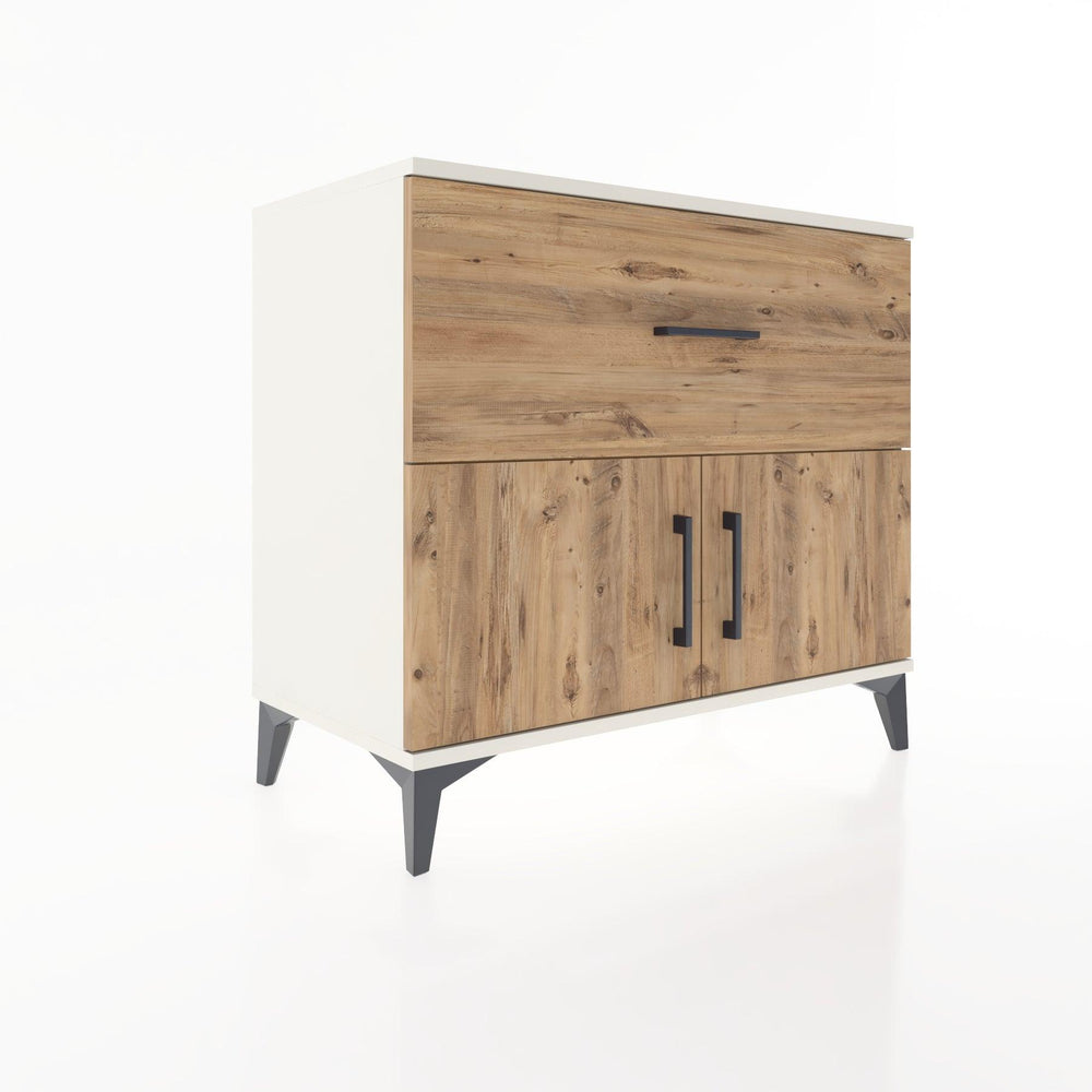 Woodntry Modüler Şifonyer Aytaşı 88x44x68 cm Kapaklı ve Çekmeceli KC26-1