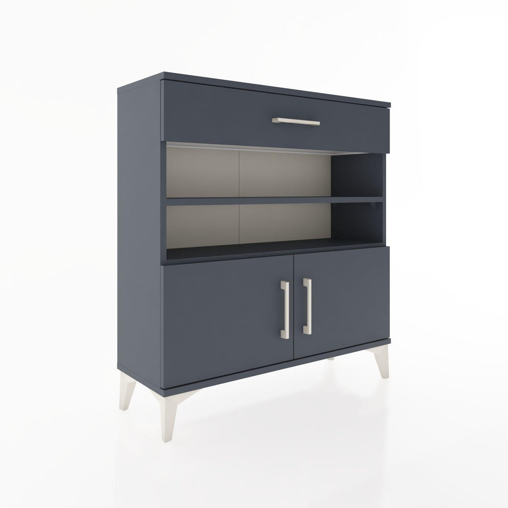 Woodntry Modüler Şifonyer Antrasit 88x30x84 cm Fonksiyonel F26-2