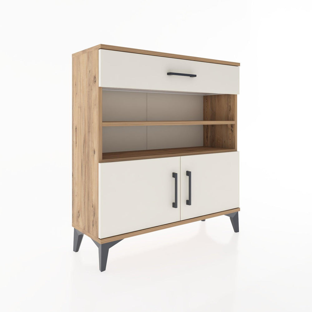 Woodntry Modüler Şifonyer Çam 88x30x84 cm Fonksiyonel F26-3