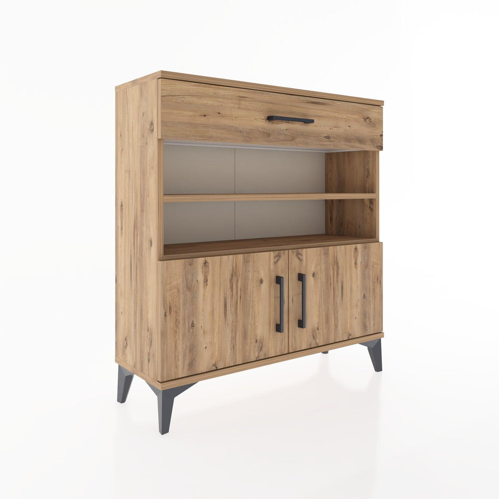 Woodntry Modüler Şifonyer Çam 88x30x84 cm Fonksiyonel F26-3