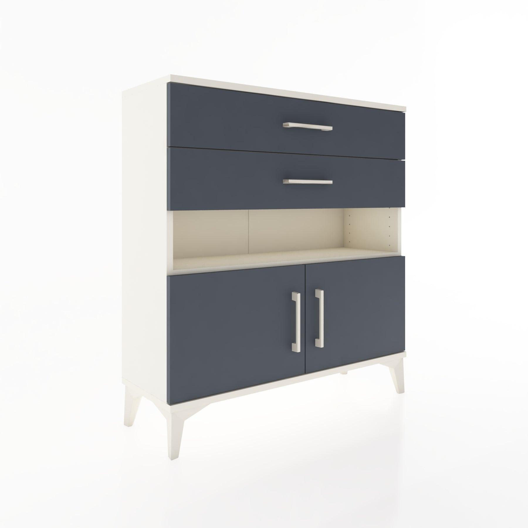 Woodntry Modular Dresser Moonstone 88x30x84 cm Functional F27-1