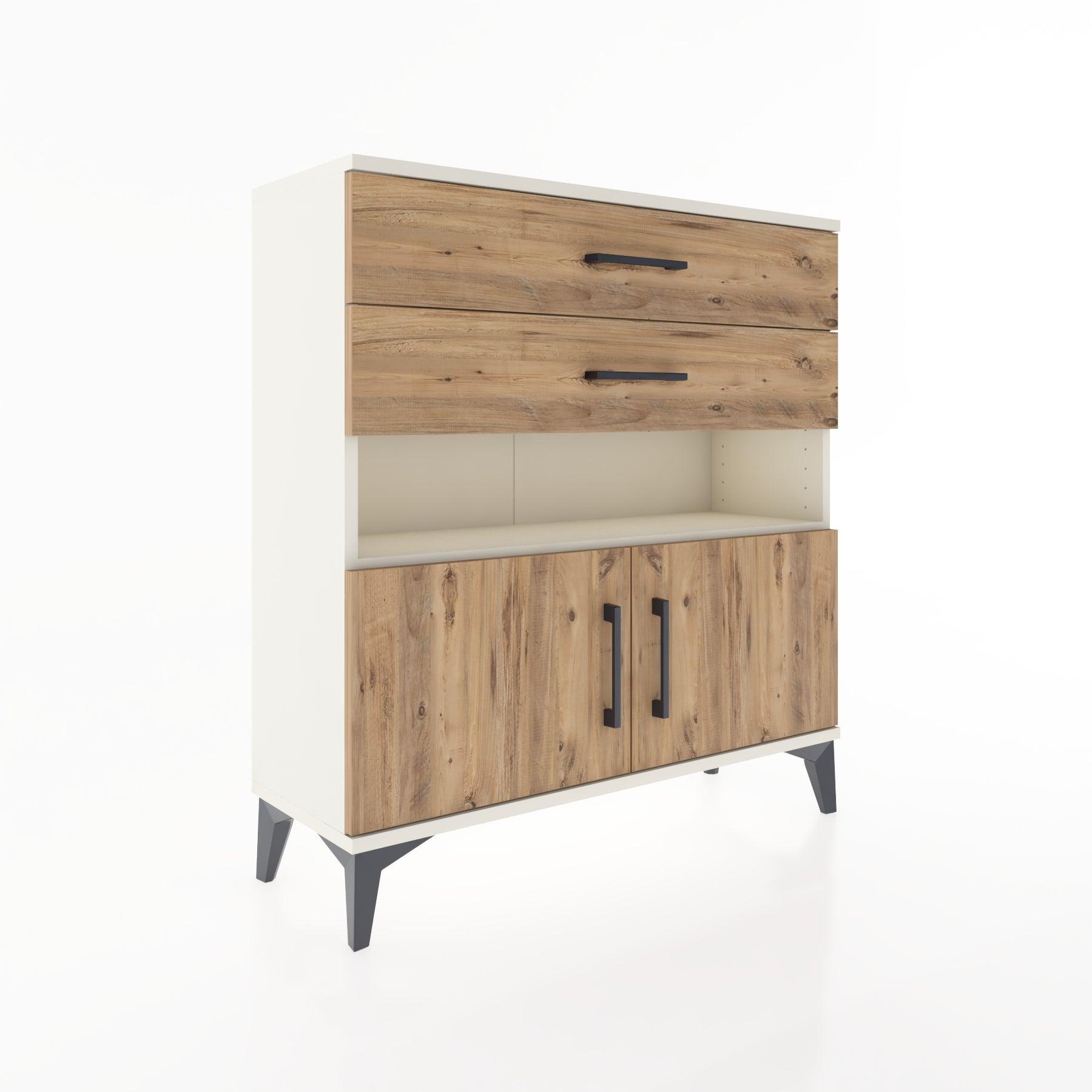 Woodntry Modular Dresser Moonstone 88x30x84 cm Functional F27-1