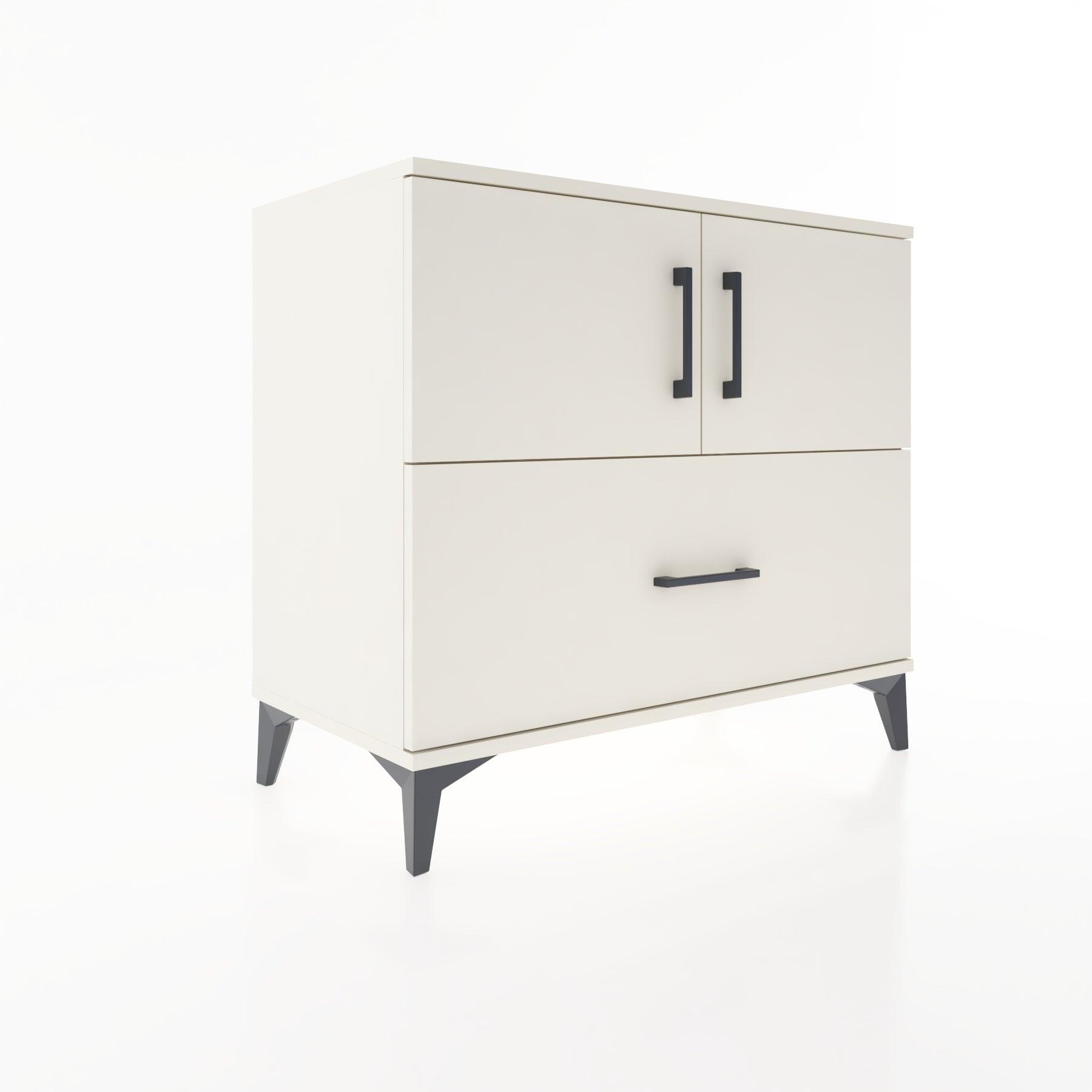 Woodntry Modüler Şifonyer Aytaşı 88x44x68 cm Kapaklı ve Çekmeceli KC27-1
