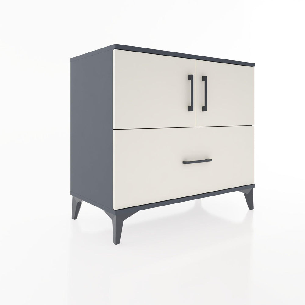 Woodntry Modular Dresser Anthracite 88x44x68 cm with Cover and Drawer KC27-2