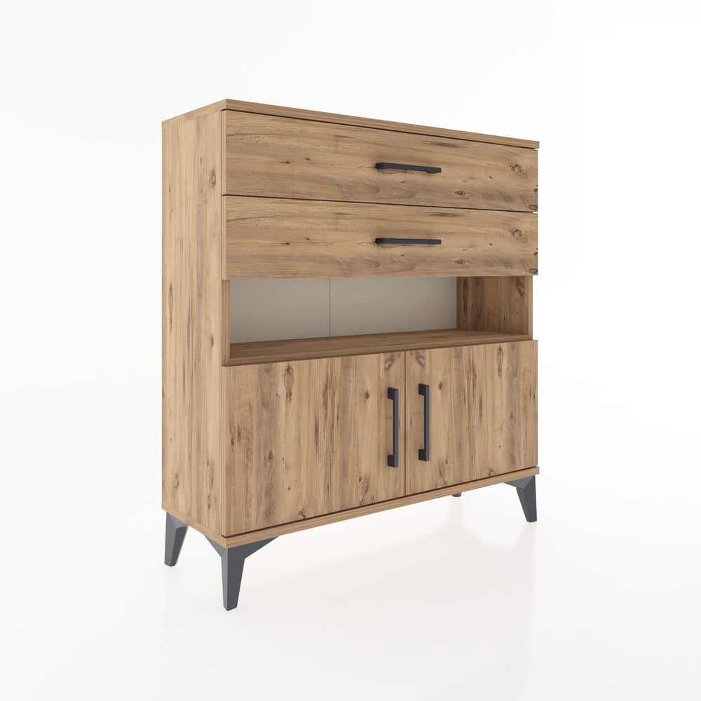 Woodntry Modüler Şifonyer Çam 88x30x84 cm Fonksiyonel F27-3