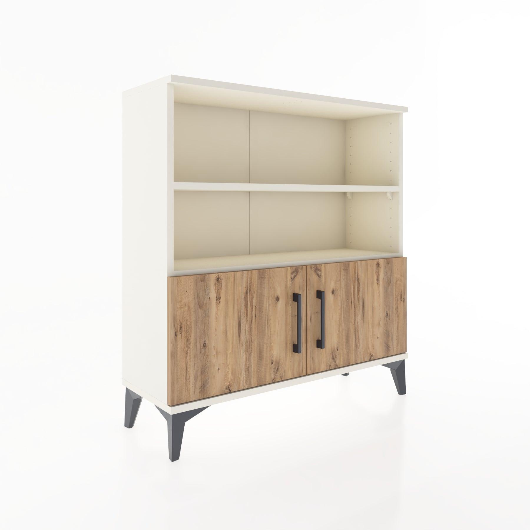 Woodntry Modular Dresser Moonstone 88x30x84 cm with Cover and Shelf KR28-1