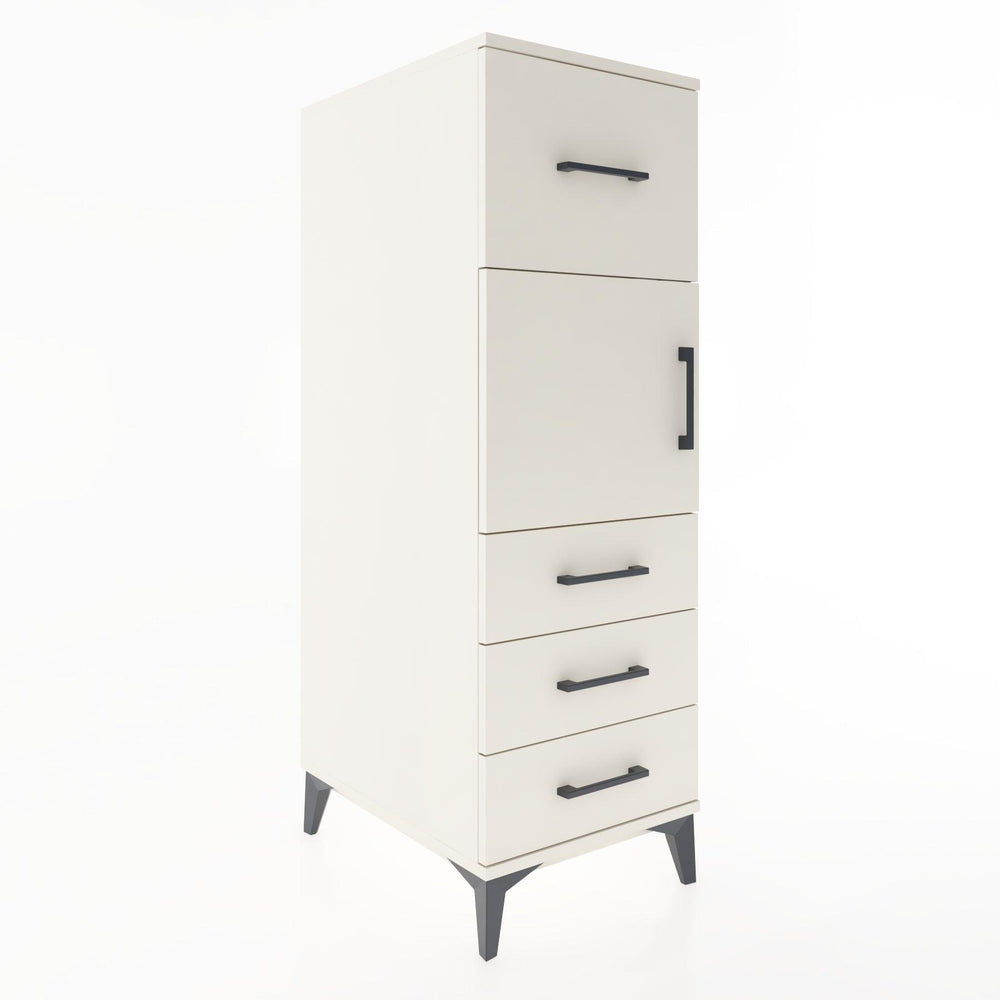 Woodntry Modular Cabinet Moonstone 44x30x122 cm with Doors and Drawers KC28-1