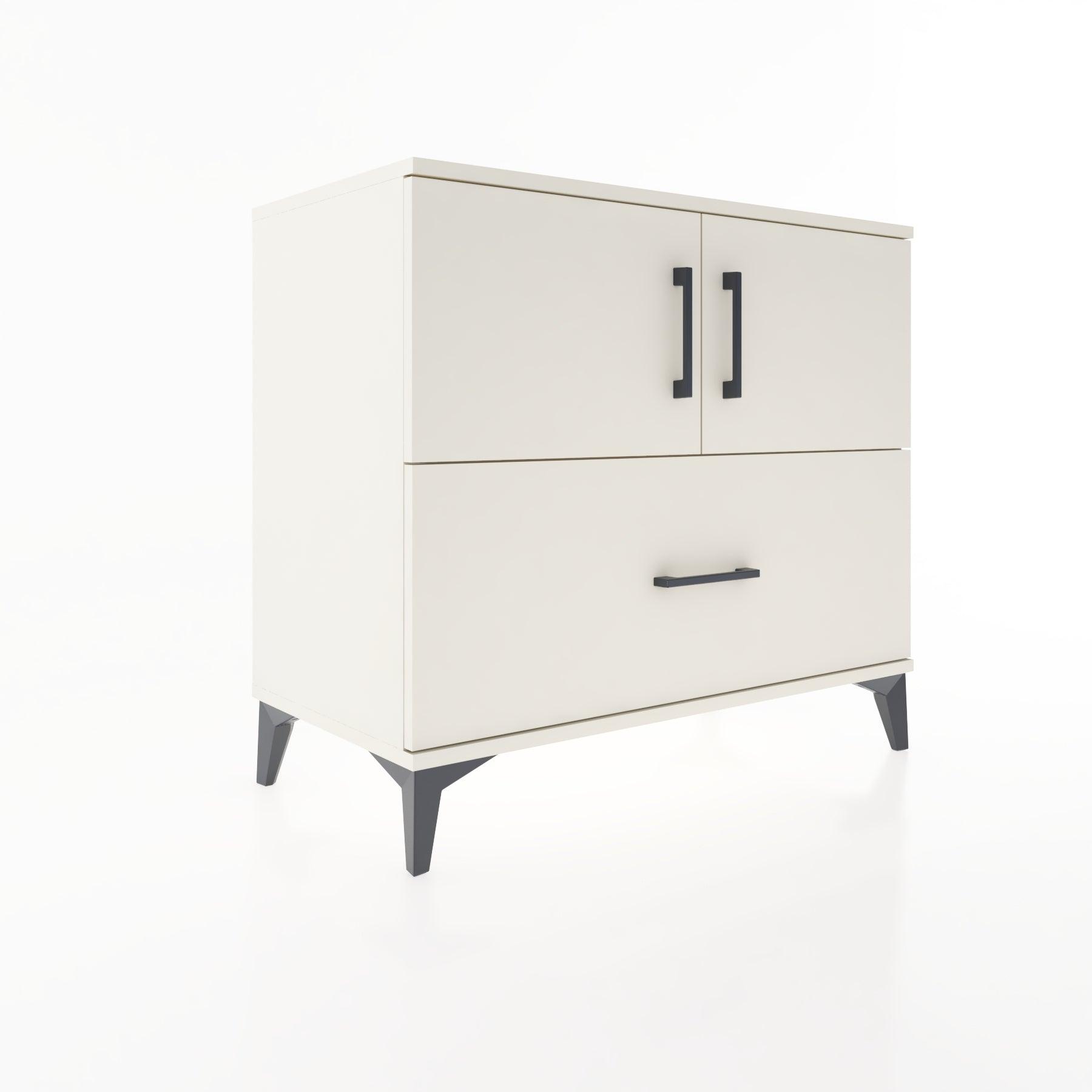 Woodntry Modüler Şifonyer Aytaşı 88x44x68 cm Kapaklı ve Çekmeceli KC28-1