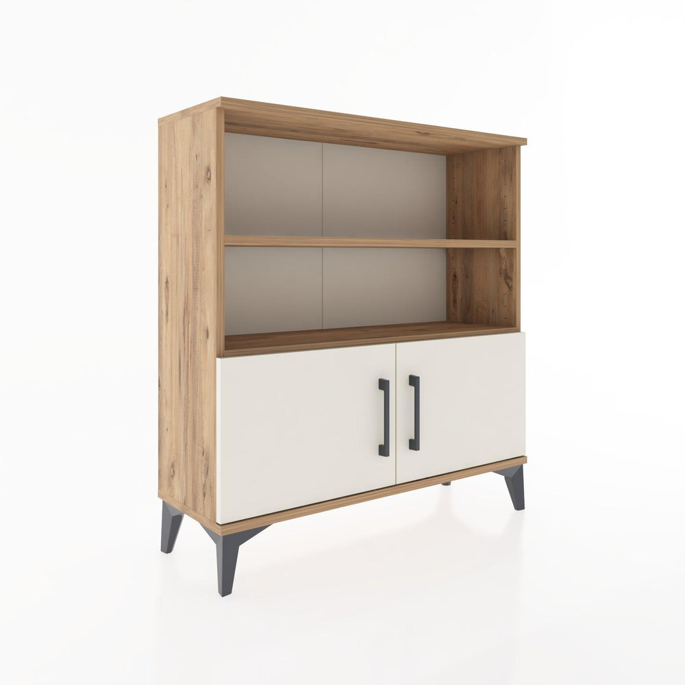 Woodntry Modüler Şifonyer Çam 88x30x84 cm Kapaklı ve Raflı KR28-3