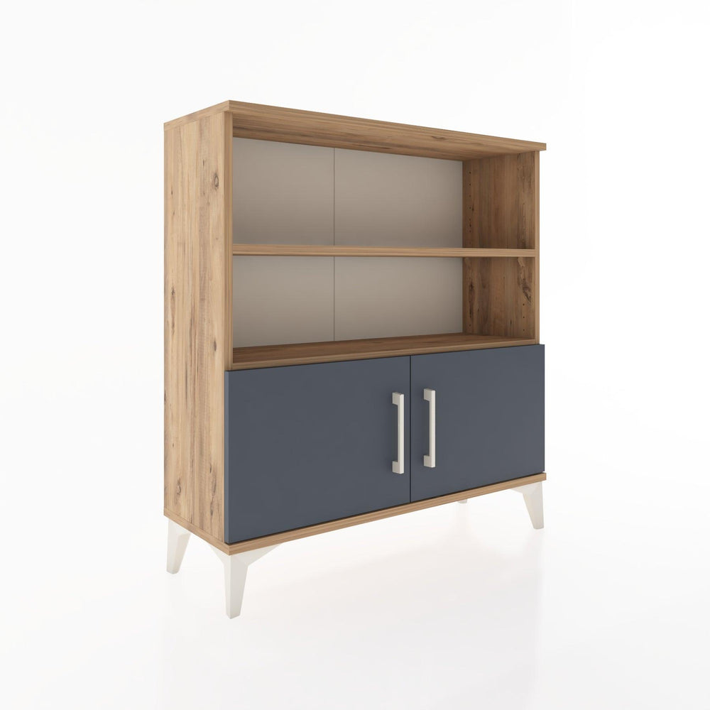 Woodntry Modüler Şifonyer Çam 88x30x84 cm Kapaklı ve Raflı KR28-3