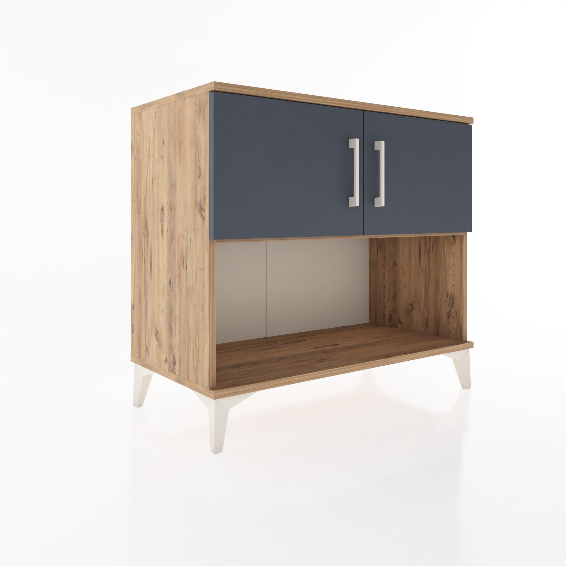 Woodntry Modüler Şifonyer Çam 88x44x68 cm Kapaklı ve Raflı KR30-3