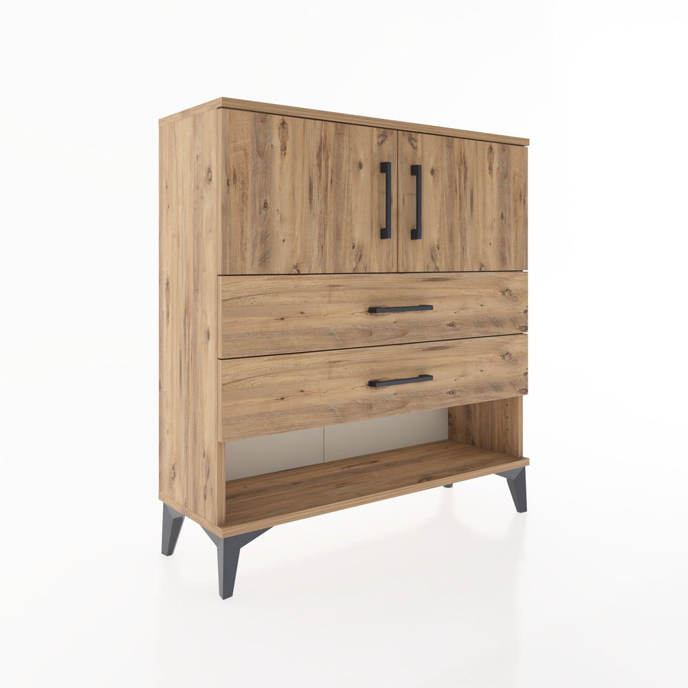 Woodntry Modüler Şifonyer Çam 88x30x84 cm Fonksiyonel F30-3