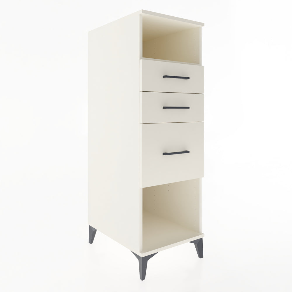 Woodntry Modüler Dolap Aytaşı 44x59x122 cm Çekmeceli ve Raflı CR31-1