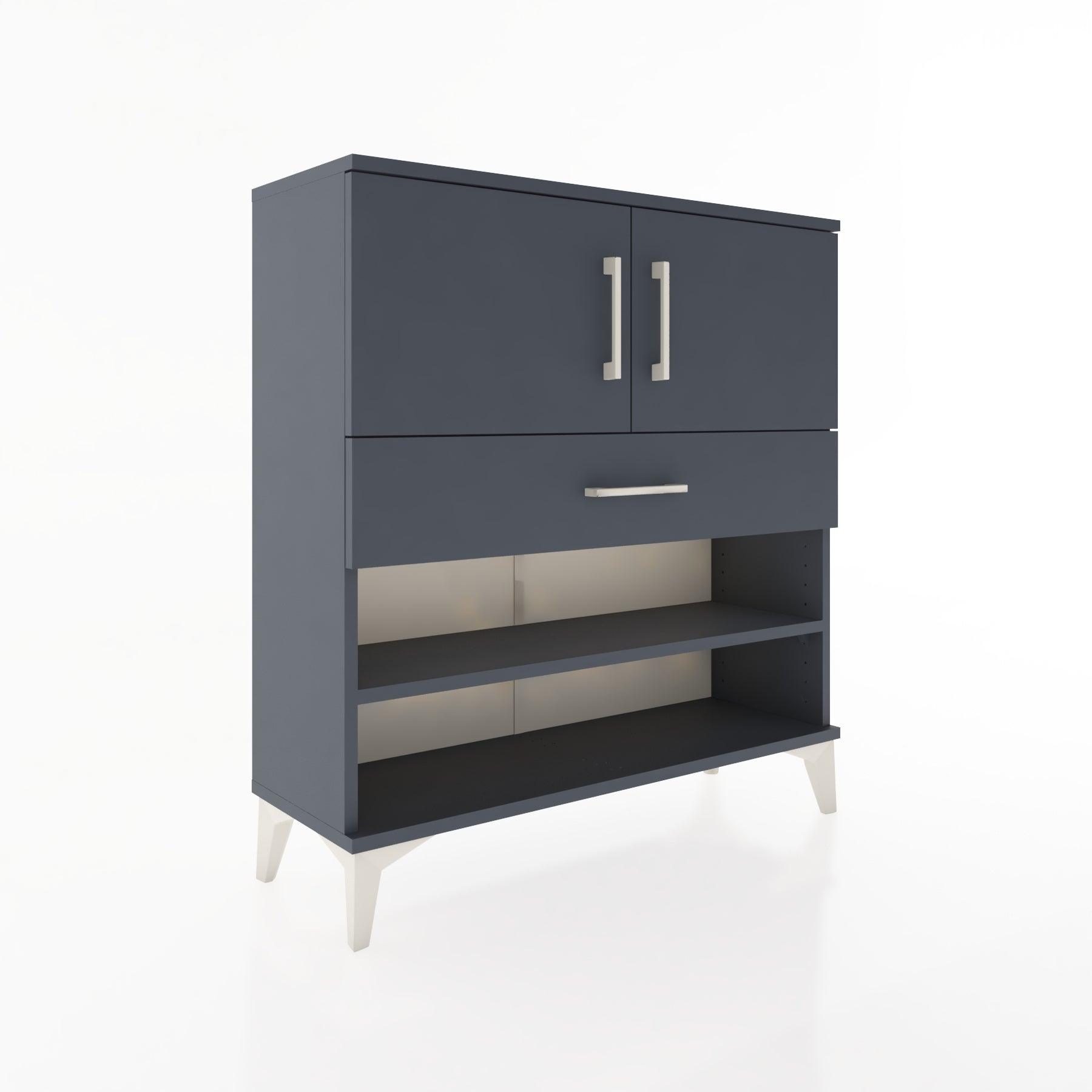 Woodntry Modular Dresser Anthracite 88x30x84 cm Functional F31-2