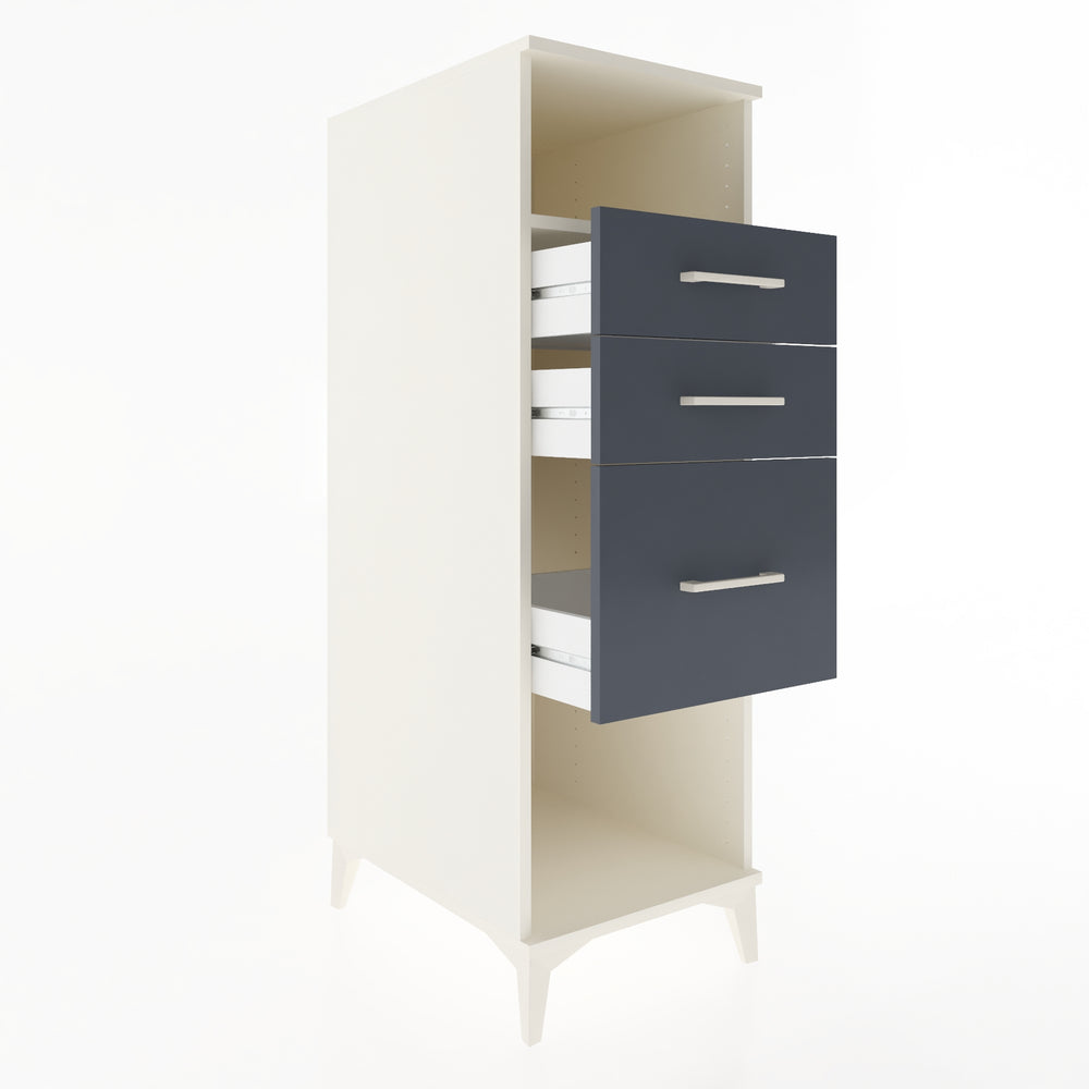 Woodntry Modular Cabinet Moonstone 44x59x122 cm with Drawers and Shelves CR81-1