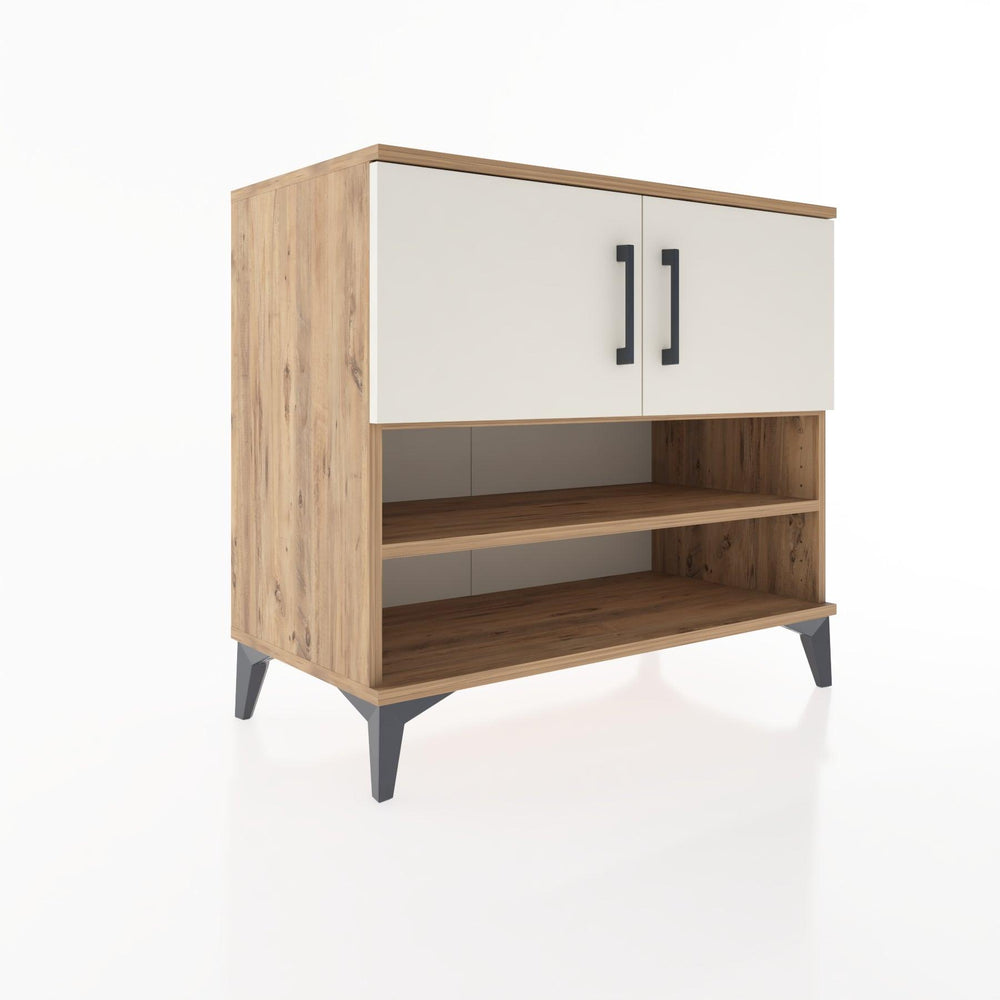 Woodntry Modüler Şifonyer Çam 88x44x68 cm Kapaklı ve Raflı KR31-3