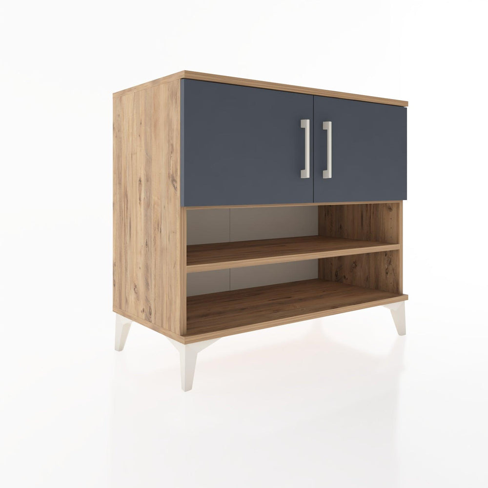 Woodntry Modüler Şifonyer Çam 88x44x68 cm Kapaklı ve Raflı KR31-3