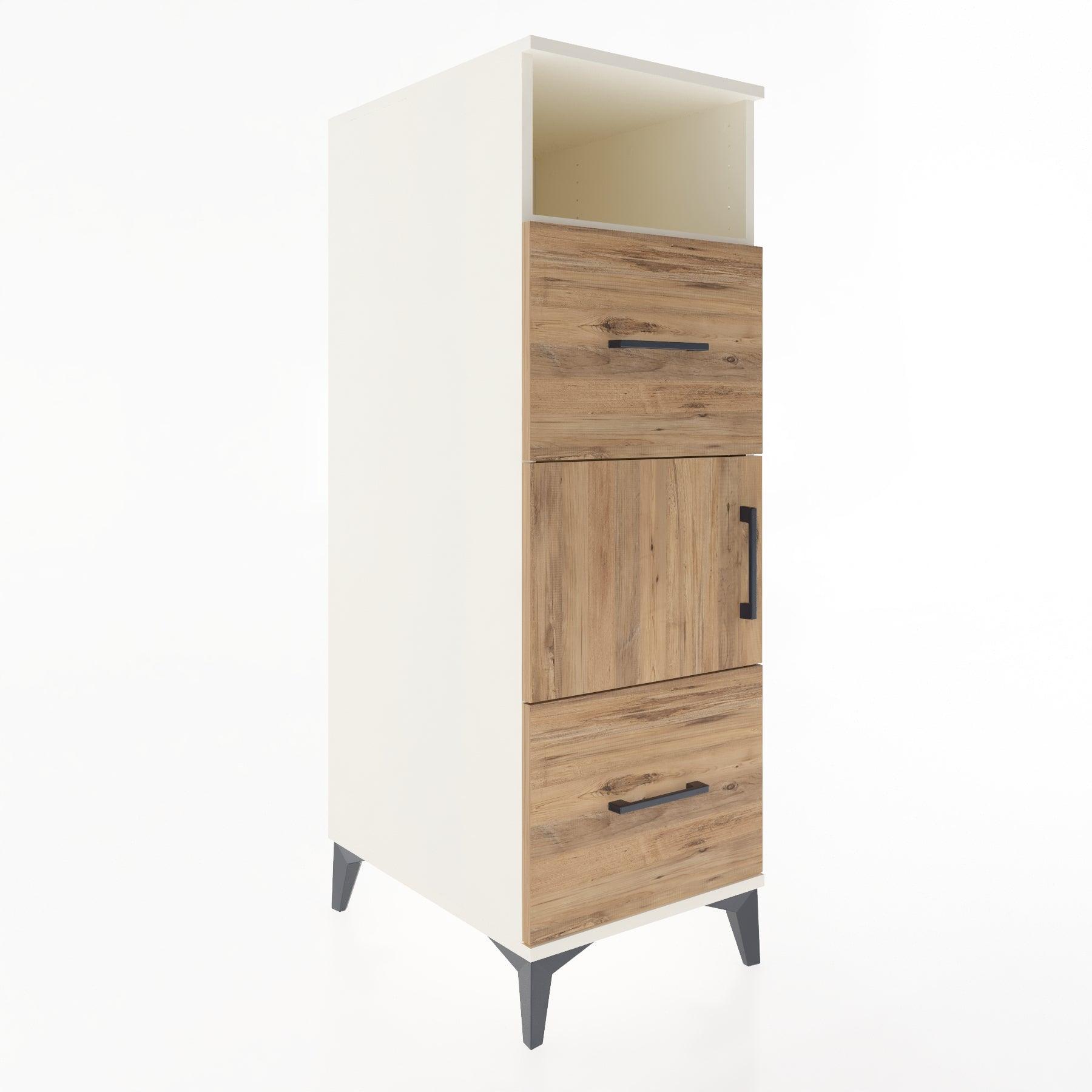 Woodntry Modular Cabinet Moonstone 44x59x122 cm Functional F132-1
