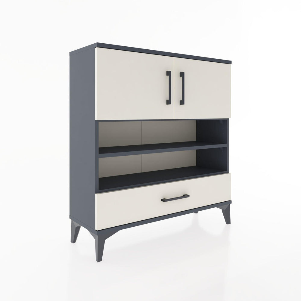 Woodntry Modular Dresser Anthracite 88x30x84 cm Functional F32-2