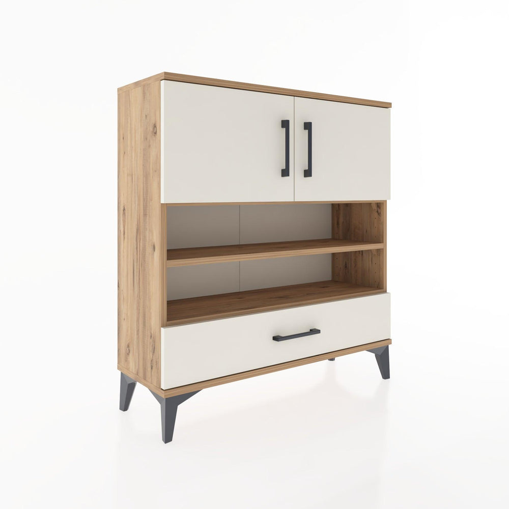 Woodntry Modüler Şifonyer Çam 88x30x84 cm Fonksiyonel F32-3