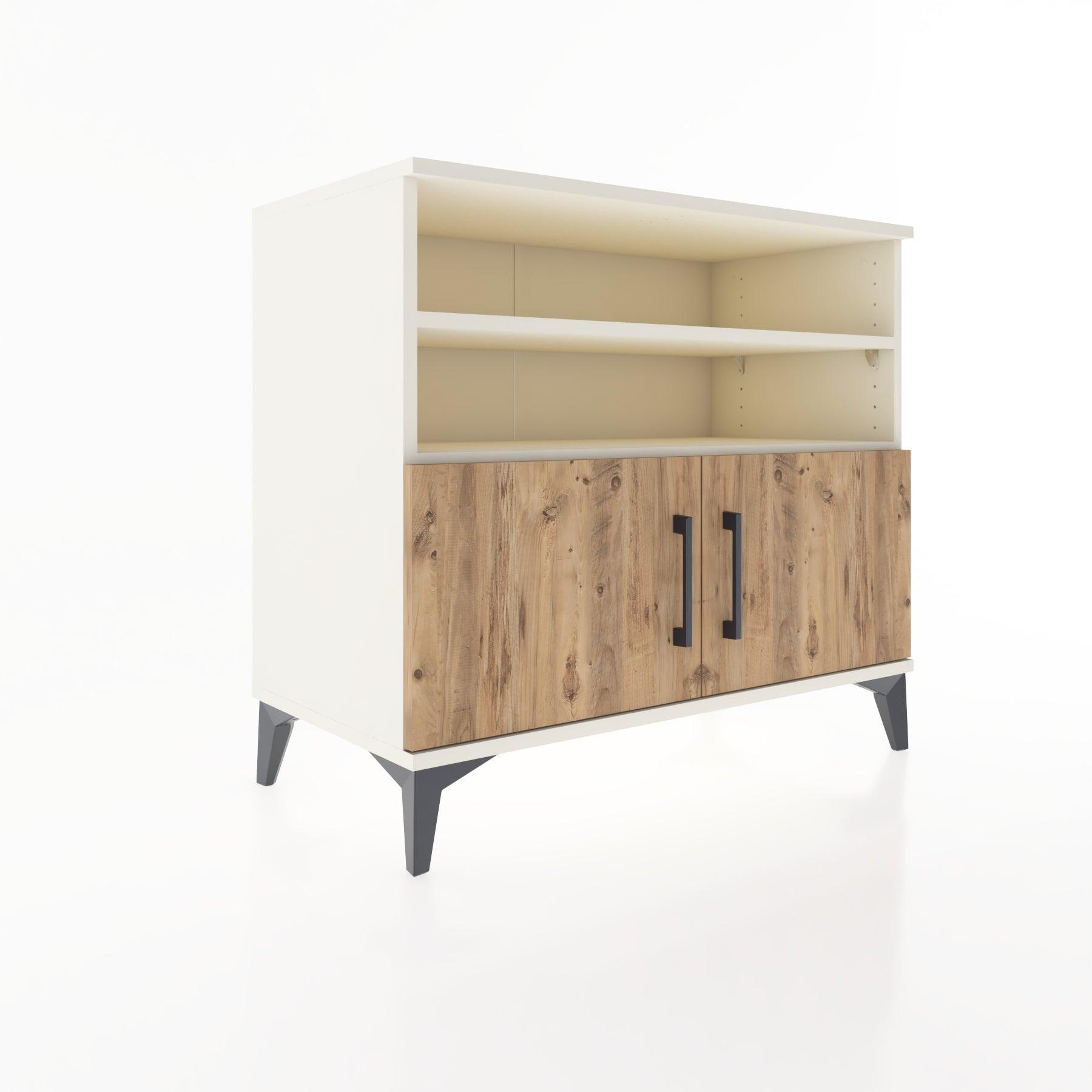 Woodntry Modüler Şifonyer Aytaşı 88x44x68 cm Kapaklı ve Raflı KR33-1