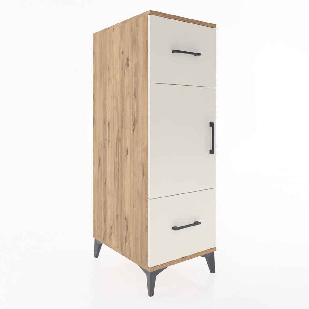 Woodntry Modular Cabinet Pine 44x30x122 cm with Doors and Drawers KC33-3