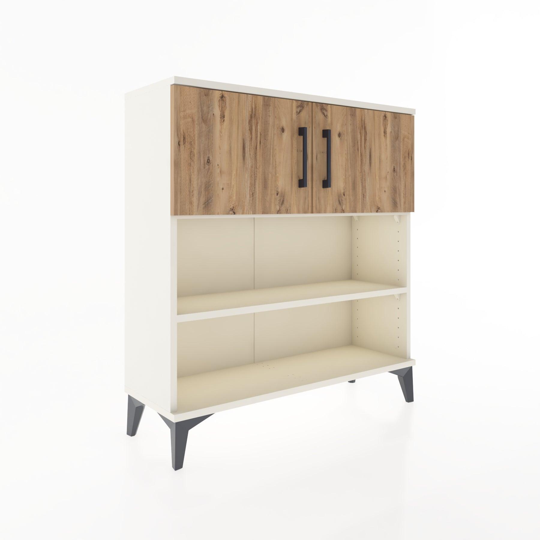 Woodntry Modular Dresser Moonstone 88x30x84 cm with Cover and Shelf KR34-1