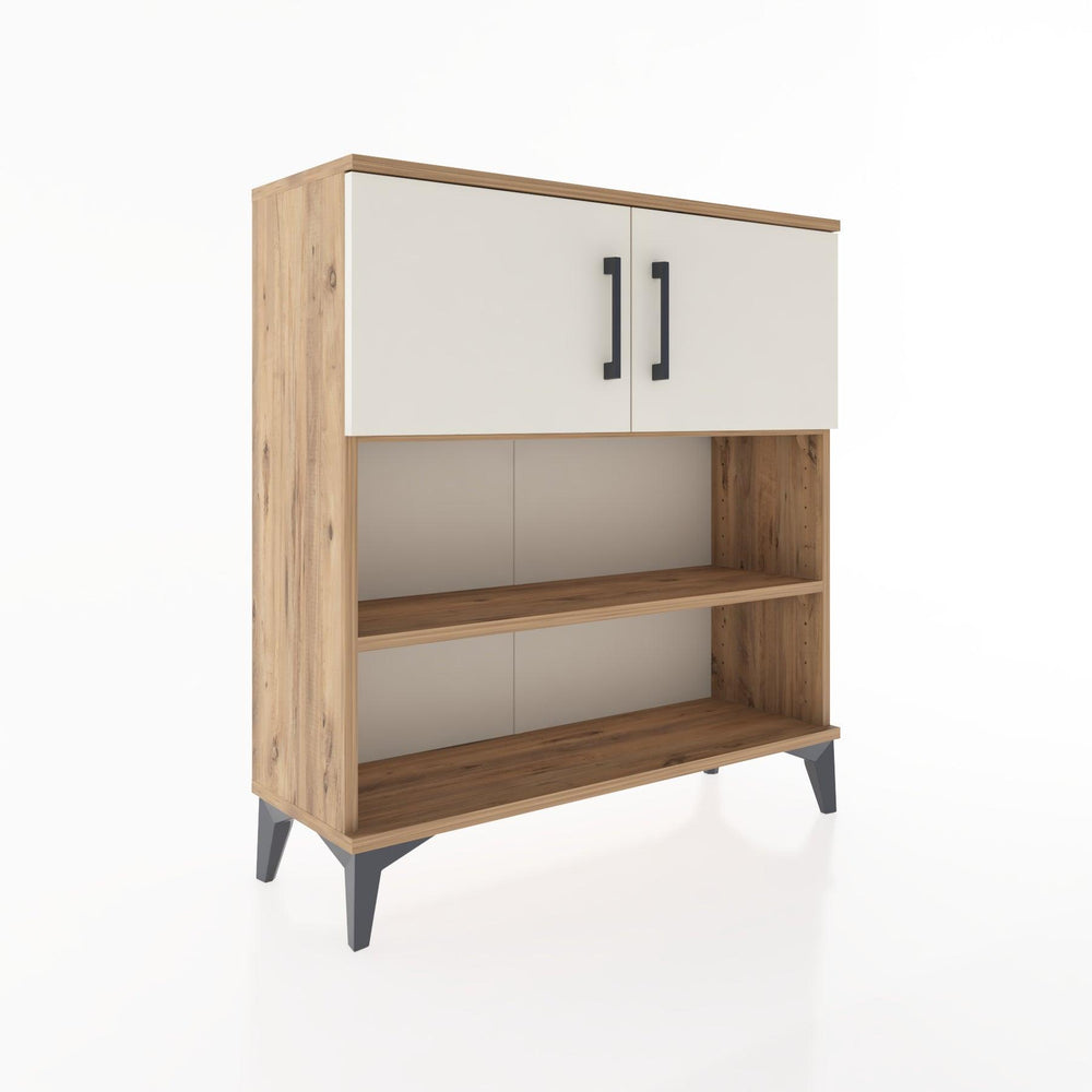 Woodntry Modüler Şifonyer Çam 88x30x84 cm Kapaklı ve Raflı KR34-3