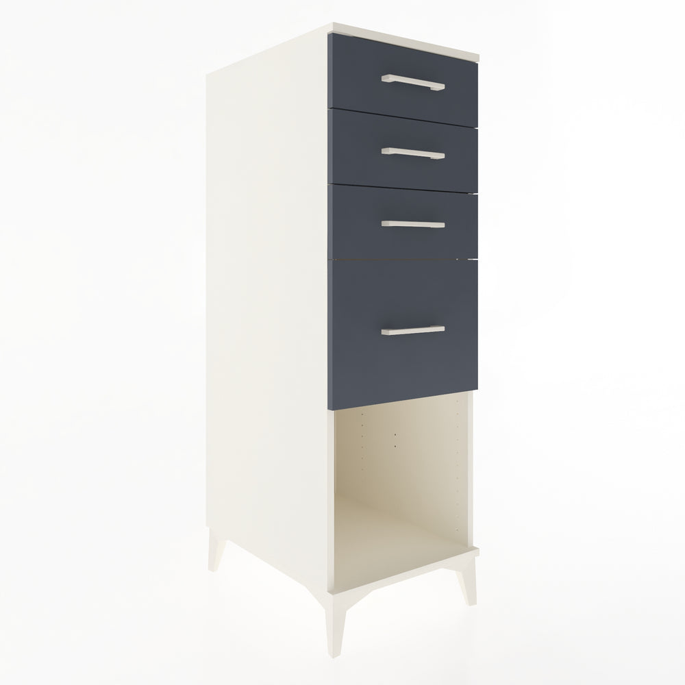Woodntry Modular Cabinet Moonstone 44x59x122 cm with Drawers and Shelves CR85-1