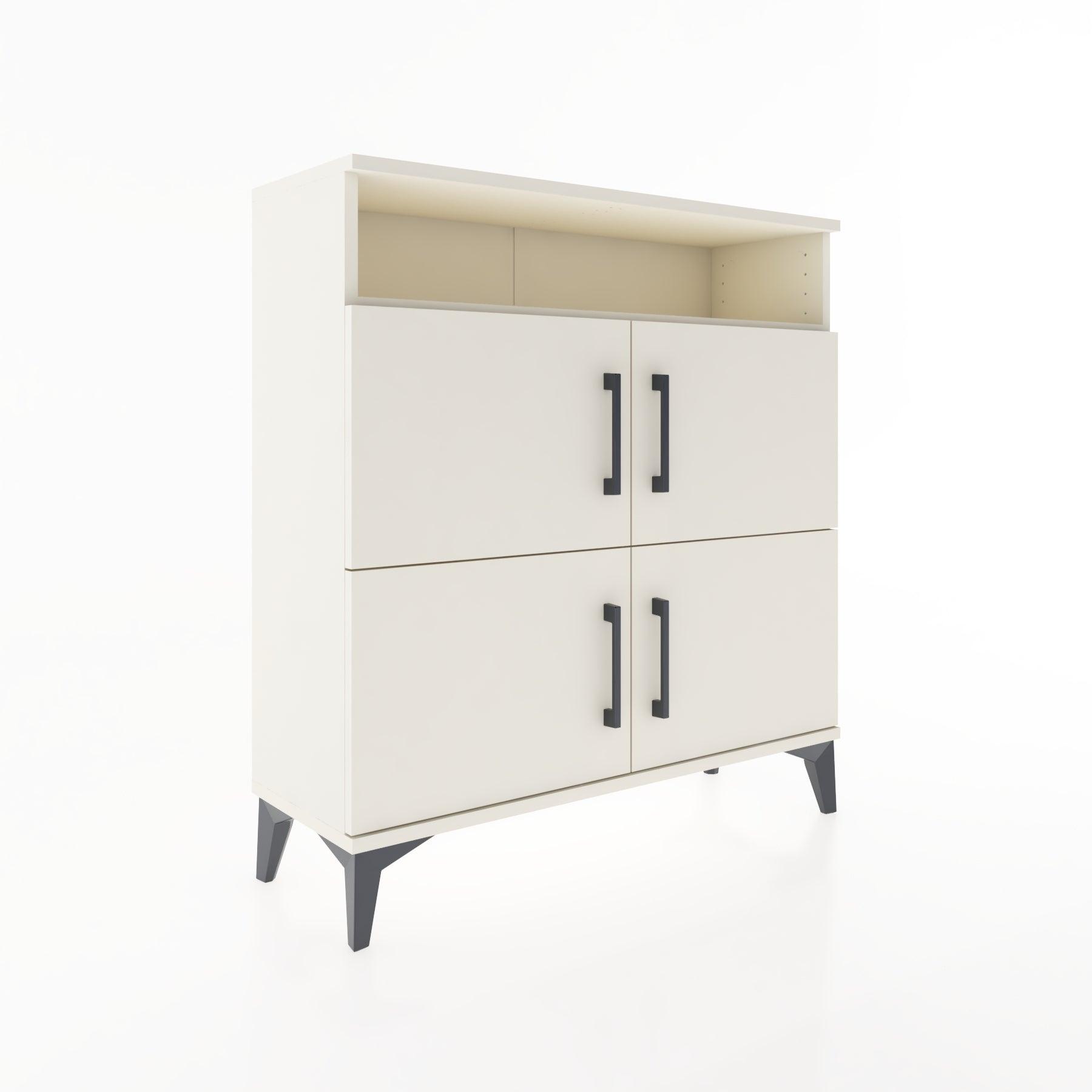 Woodntry Modular Dresser Moonstone 88x30x84 cm with Cover and Shelf KR35-1