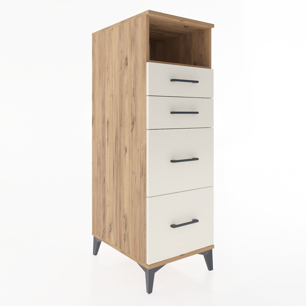 Woodntry Modular Cabinet Pine 44x59x122 cm with Drawers and Shelves CR35-3