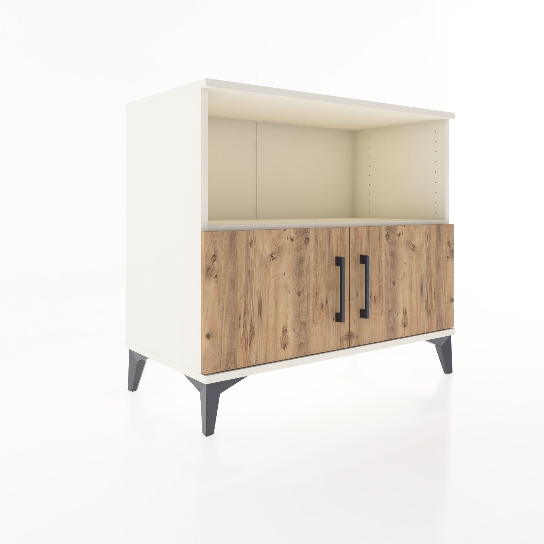 Woodntry Modüler Şifonyer Aytaşı 88x44x68 cm Kapaklı ve Raflı KR36-1