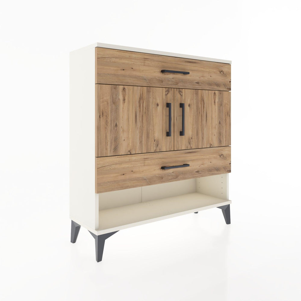 Woodntry Modüler Şifonyer Aytaşı 88x30x84 cm Fonksiyonel F38-1