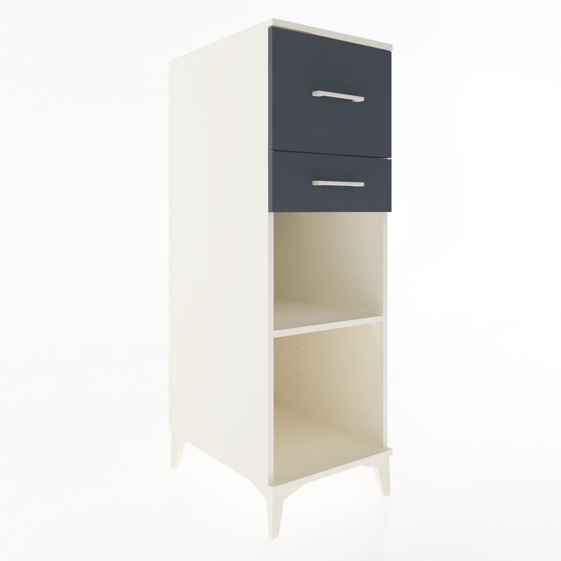 Woodntry Modüler Dolap Aytaşı 44x59x122 cm Çekmeceli ve Raflı CR89-1