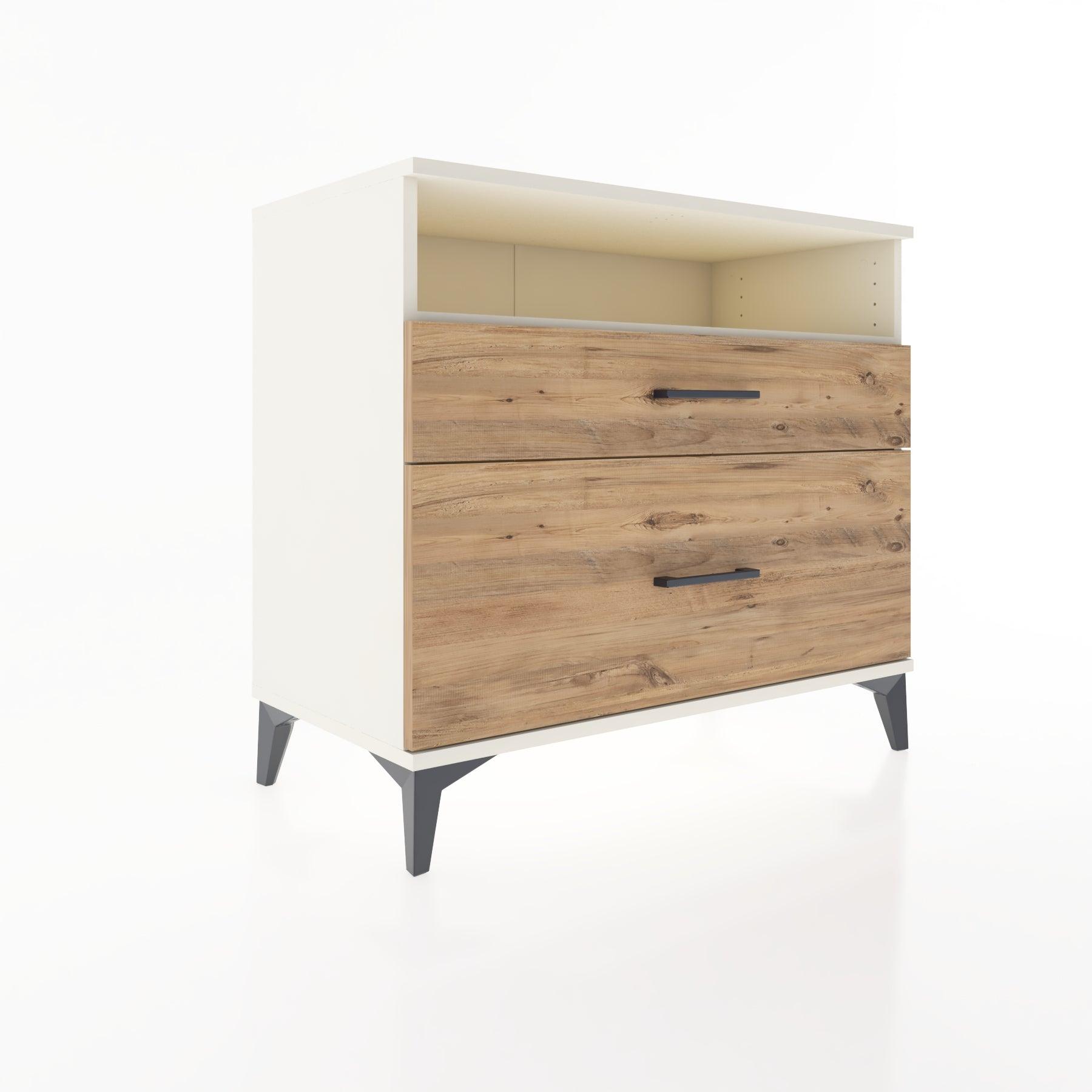 Woodntry Modüler Şifonyer Aytaşı 88x44x68 cm Çekmeceli ve Raflı CR39-1
