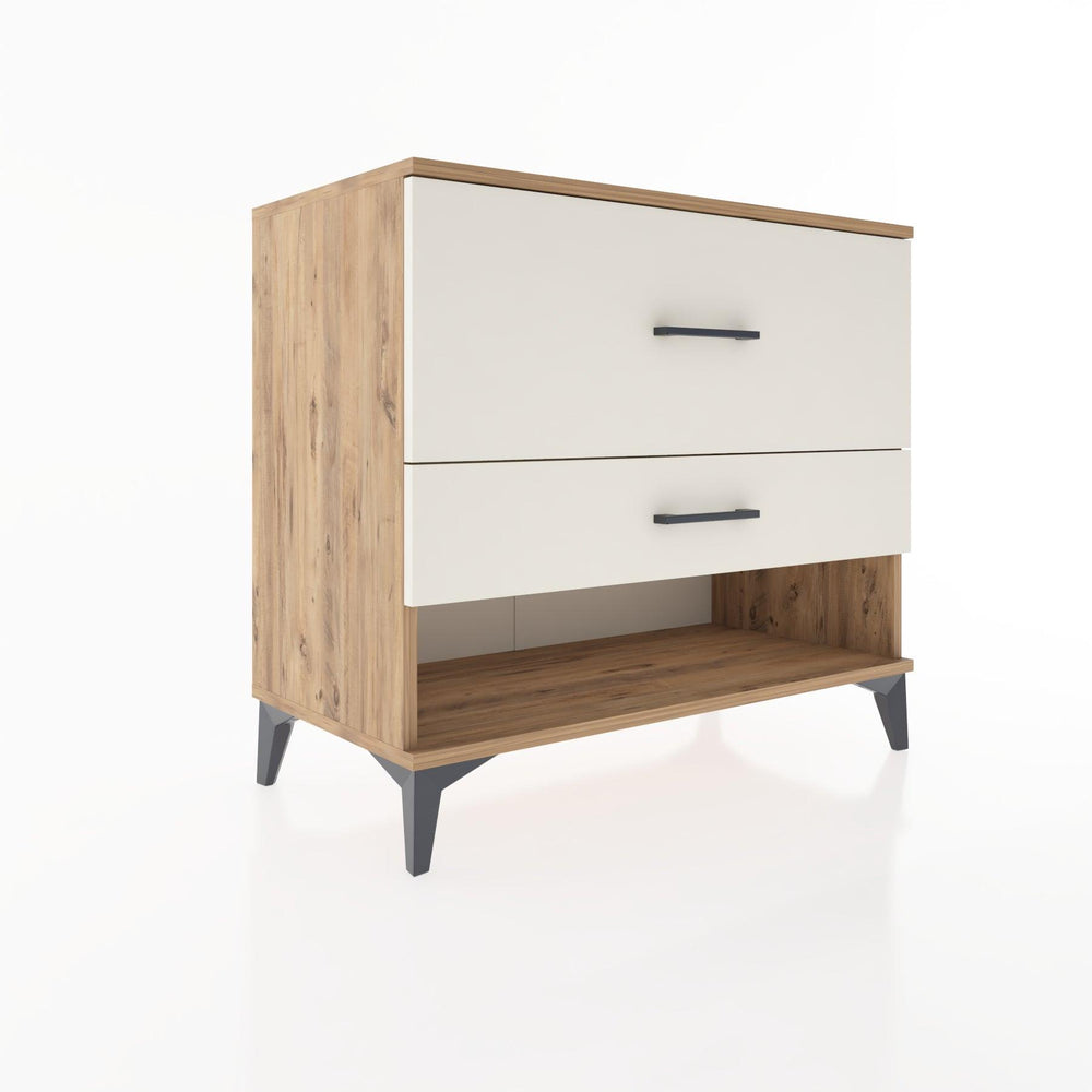 Woodntry Modüler Şifonyer Çam 88x44x68 cm Çekmeceli ve Raflı CR40-3