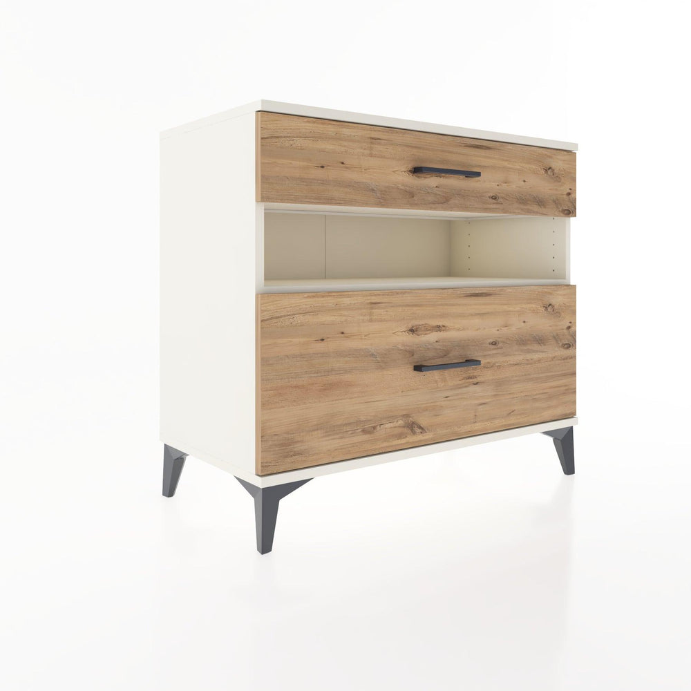 Woodntry Modüler Şifonyer Aytaşı 88x44x68 cm Çekmeceli ve Raflı CR41-1