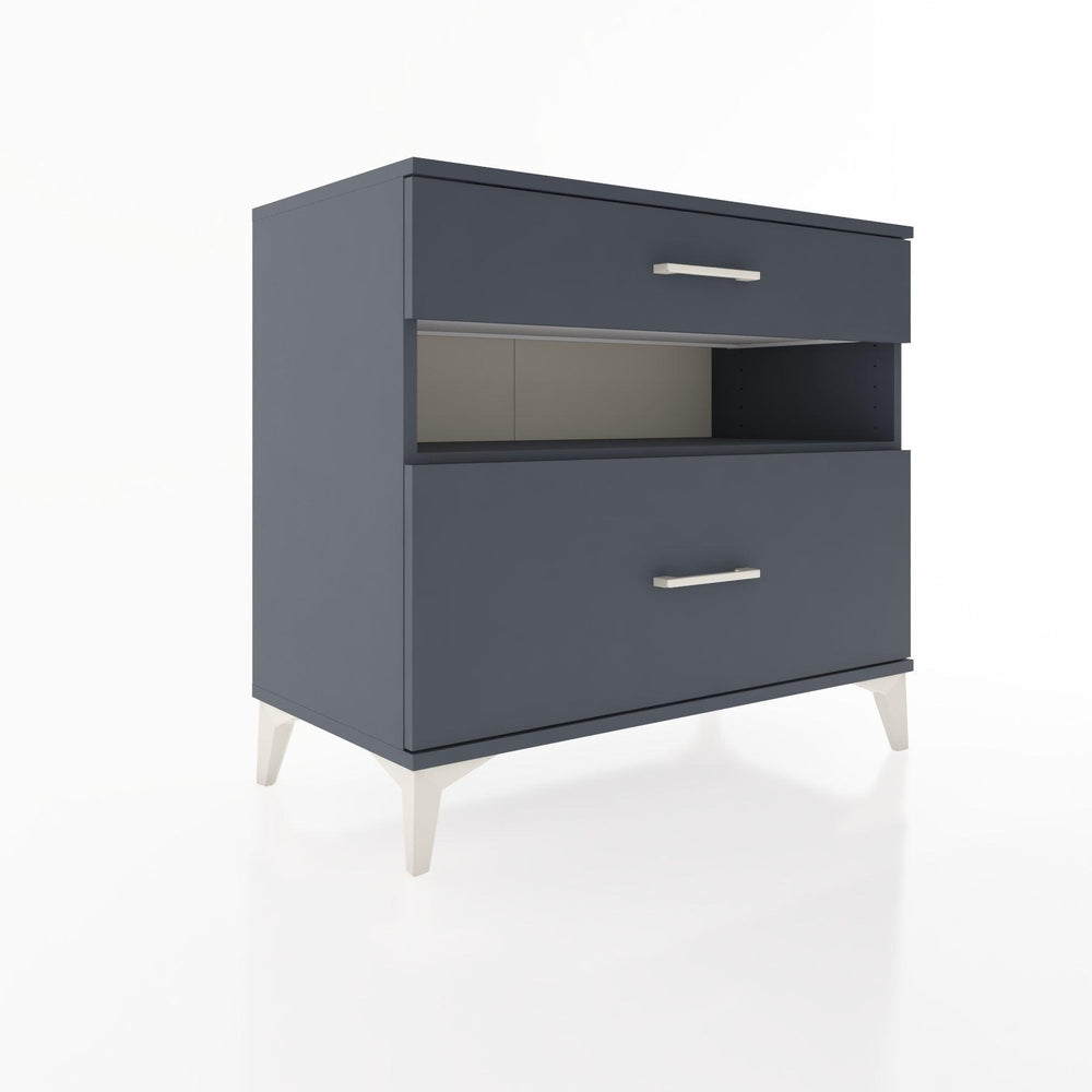 Woodntry Modular Dresser Anthracite 88x44x68 cm with Drawers and Shelves CR41-2