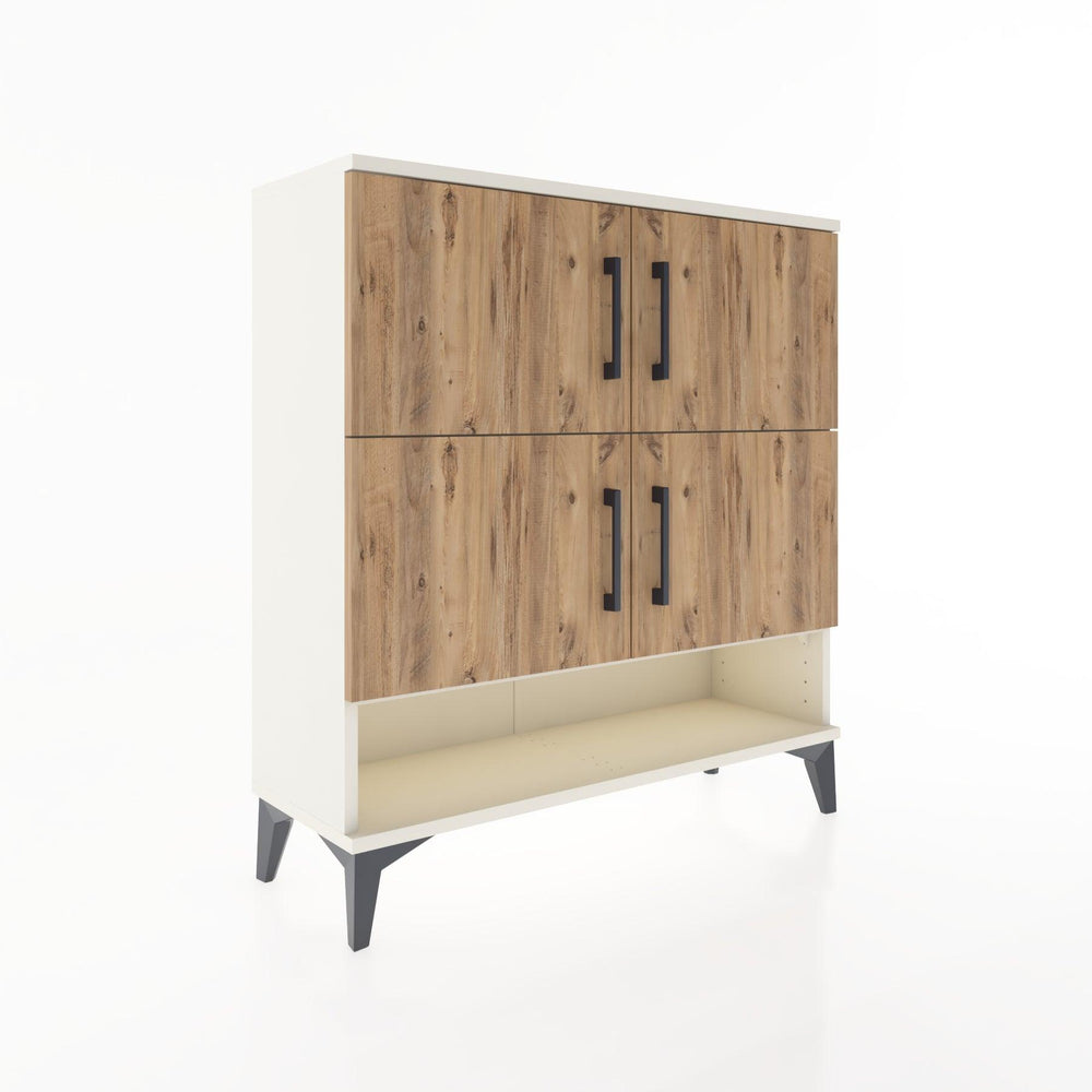 Woodntry Modular Dresser Moonstone 88x30x84 cm with Cover and Shelf KR42-1