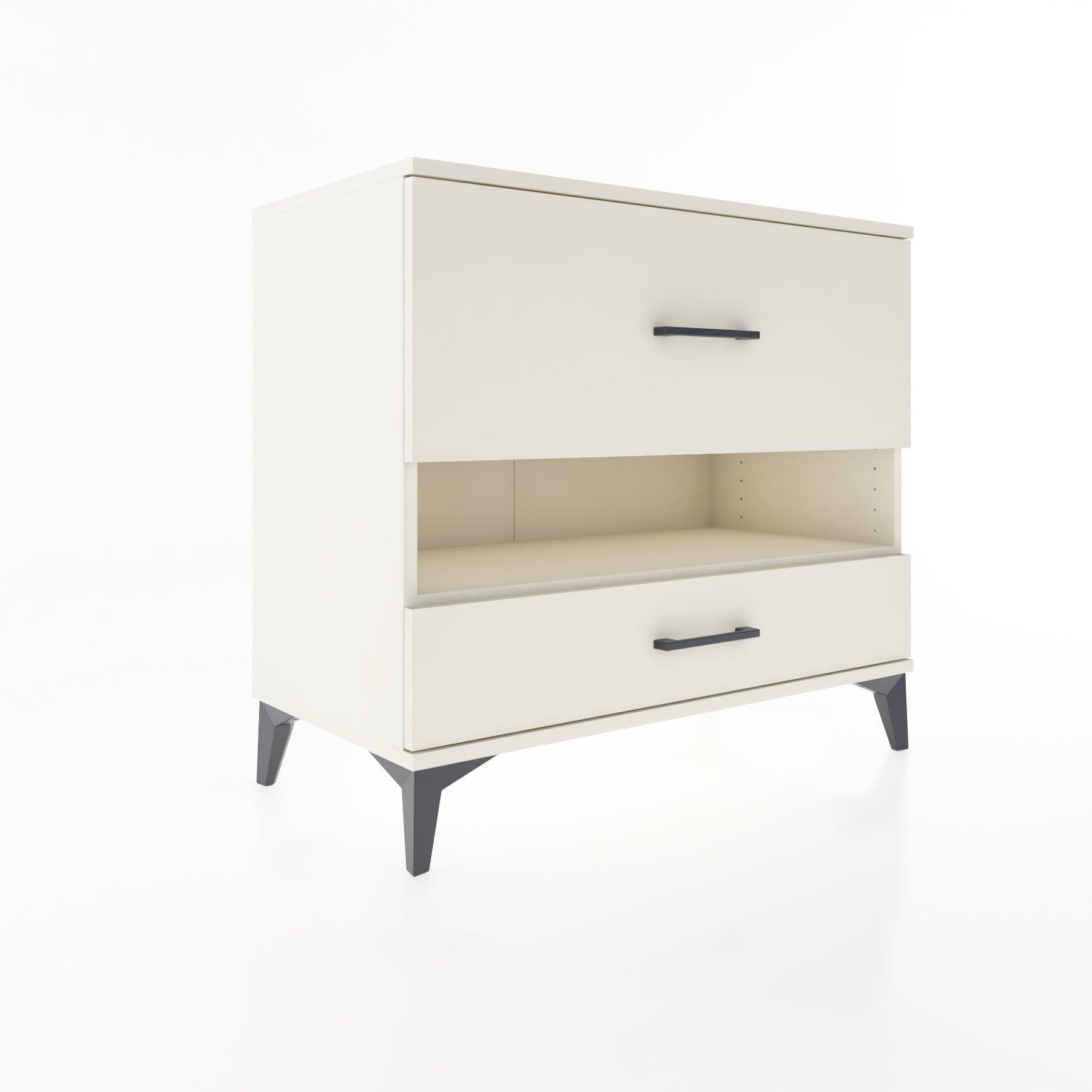 Woodntry Modüler Şifonyer Aytaşı 88x44x68 cm Çekmeceli ve Raflı CR42-1