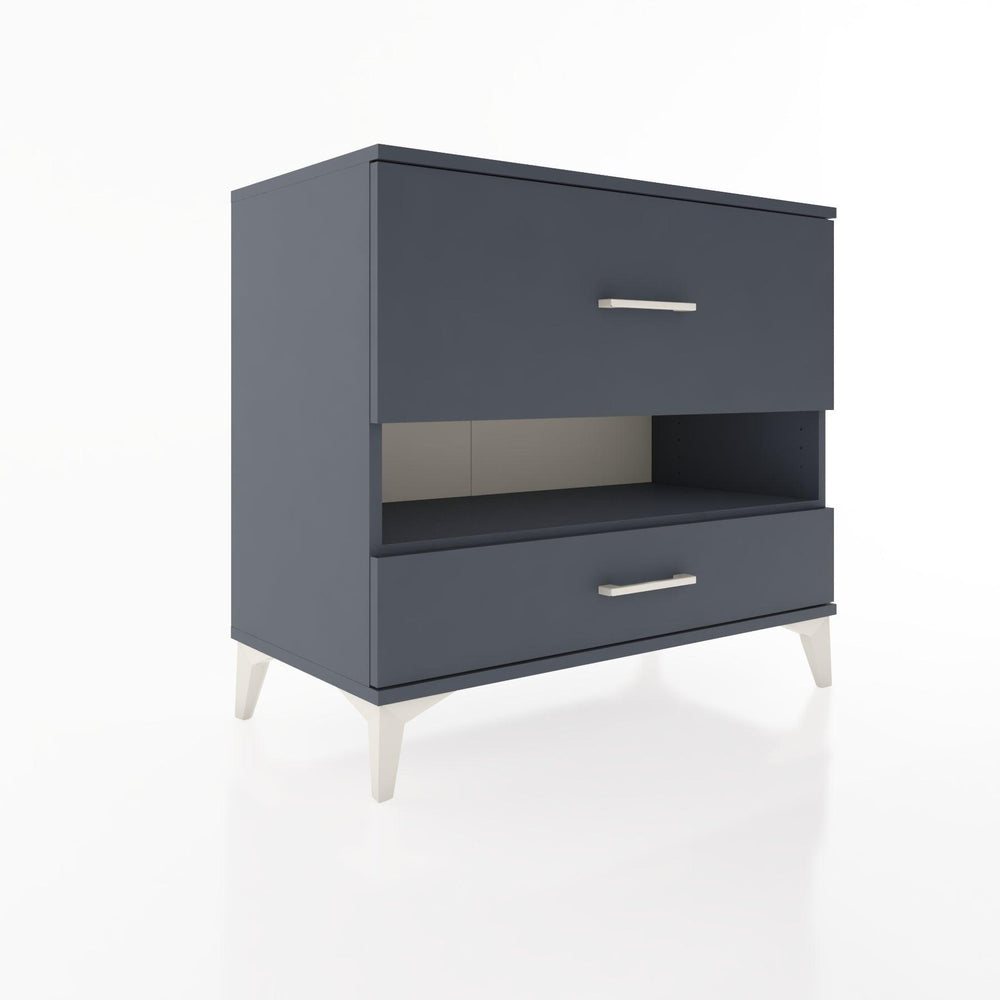 Woodntry Modular Dresser Anthracite 88x44x68 cm with Drawers and Shelves CR42-2